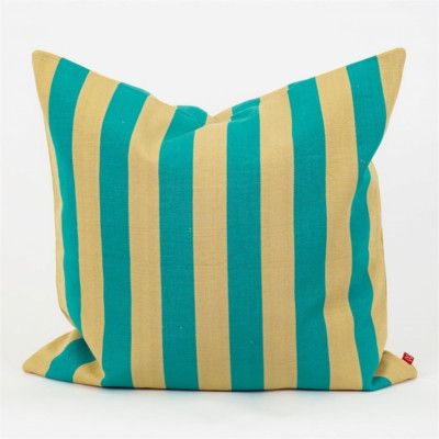 Afroart Kuddfodral 50x50cm Emanuela Gul/Blå