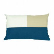 Almedahls Brita kuddfodral 40x65 cm Blå-beige