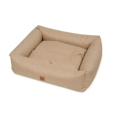 ANIMOOD Maurice hundsäng, rektangulär - cappuccino brun och wigophil (61x70)