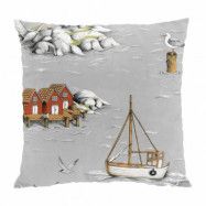 Arvidssons Textil Fiskeskär kuddfodral 47x47 cm Grå