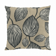 Arvidssons Textil Lyckans blad kuddfodral 45x45 cm Grå