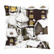 Arvidssons Textil Lyckeby kuddfodral 43x43 cm Brun