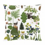 Arvidssons Textil Skogsliv kuddfodral 47x47 cm Grön