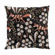 Arvidssons Textil Stjärnspeja kuddfodral 47x47 cm Svart-rost