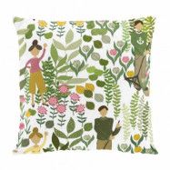 Arvidssons Textil Trädgård kuddfodral 47x47 cm Grön