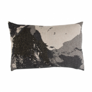 AYTM Floreo kudde 40x60 cm Svart-beige