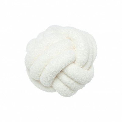 Ball Prydnadskudde, Offwhite D22cm