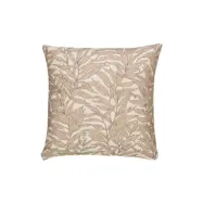 Blad Kuddfodral, Beige 45x45cm