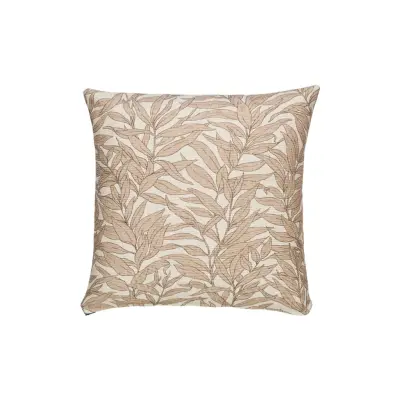 Blad Kuddfodral, Beige 45x45cm