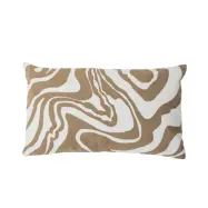 BLOOMINGVILLE Aba Kudde, Natur, Bomull (L60xB35 cm)