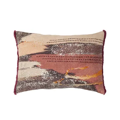 BLOOMINGVILLE Bri Kudde, Brun, Bomull (L50xB35 cm)