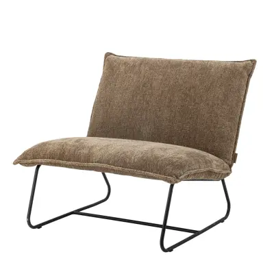 BLOOMINGVILLE Cape Lounge Chair, Brun,Återvunnen Polyester