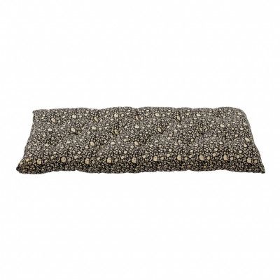 BLOOMINGVILLE Kamala kudde, svart, bomull, W: 65cm, H: 10 cm, L: 145 cm