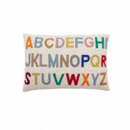 Bloomingville Lexi kudde alfabetet 40x60 cm White-multi