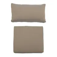 BLOOMINGVILLE Pavone& Mundo trädgårdskudde - brun polyester (set om 2)