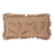 BLOOMINGVILLE Risca kudde, naturlig, bomull W: 30 cm, L: 60cm