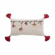 Bloomingville Yule kudde 30x60 cm Vit