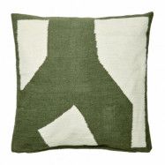 Broste Copenhagen Eilo kuddfodral 50x50 cm Recycled pet green