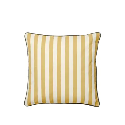 BROSTE COPENHAGEN Franca kuddfodral för utomhusbruk, fyrkantigt - skörd guldbomull (50x50)