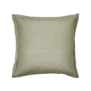 BROSTE COPENHAGEN Linn kuddfodral, fyrkantigt - druvbladsgrön bomull/linne (60x60)