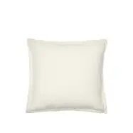 BROSTE COPENHAGEN Linn kuddfodral, fyrkantigt - slottsbeige bomull/linne (50x50)