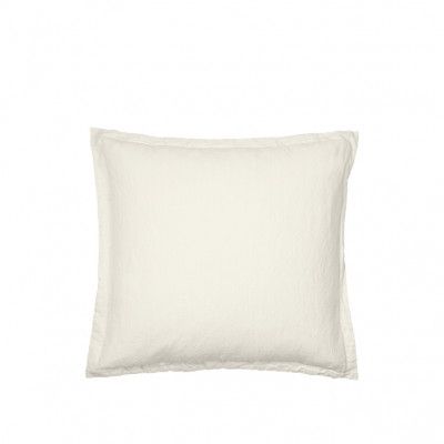 BROSTE COPENHAGEN Linn kuddfodral, fyrkantigt - slottsbeige bomull/linne (50x50)