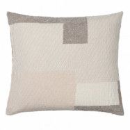 Broste Copenhagen Patch kuddfodral 60x60 cm Beige-brun