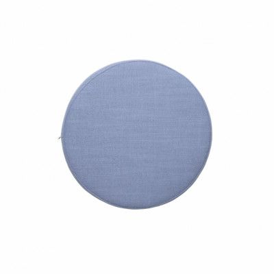 BROSTE Ninna kudde, rund - ljusblå polyester (Ø34)