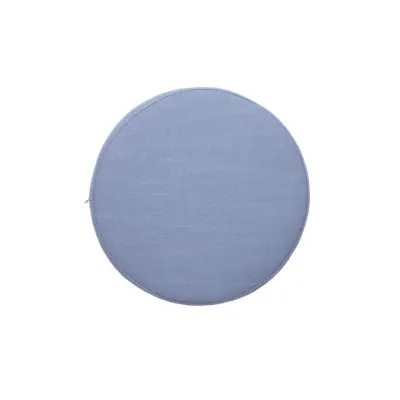 BROSTE Ninna kudde, rund - ljusblå polyester (Ø34)