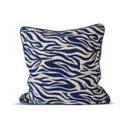 Byon Anima kudde M 50x50 cm Zebra-blå