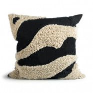 Byon Fluffy kudde 50x50 cm Black-beige