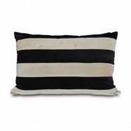 Byon Pathi kudde L 40x60 cm Svart-beige