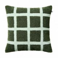 Chhatwal&Jonsson Check kuddfodral 50x50 cm Cactus green-aqua