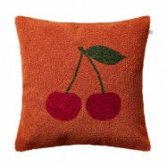 Chhatwal&Jonsson Cherry kuddfodral 50x50 cm Apricot orange-red-green
