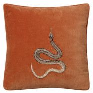 Chhatwal&Jonsson Embroidered Cobra kuddfodral 50x50 cm Orange