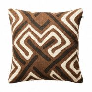 Chhatwal&Jonsson Gujarat kuddfodral 50x50 cm Dark Brown-Taupe