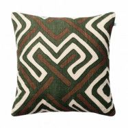 Chhatwal&Jonsson Gujarat kuddfodral 50x50 cm Taupe-Cactus Green