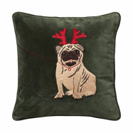 Chhatwal&Jonsson Holiday Dog kuddfodral 50x50 cm Forest green