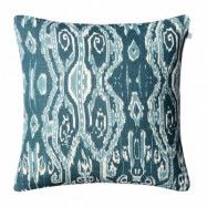 Chhatwal&Jonsson Ikat Madras kuddfodral 50x50 cm Palace blue-heaven blue