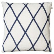 Chhatwal&Jonsson Ikat Orissa kuddfodral 50x50 cm Off white-blå
