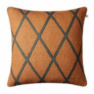 Chhatwal&Jonsson Ikat Orissa kuddfodral 50x50 cm Taupe-palace blue