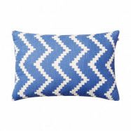 Chhatwal&Jonsson Ikat Sema kudde Riviera Blue