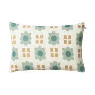 Chhatwal&Jonsson Lalit kuddfodral 40x60 cm Heaven blue-khaki-aqua