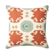 Chhatwal&Jonsson Mahal kuddfodral 50x50 cm Aqua-heaven blue-apricot-khaki