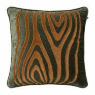 Chhatwal&Jonsson Mita kuddfodral 50x50 cm Forest green-cognac