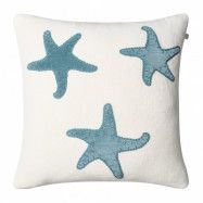Chhatwal&Jonsson Star Fish kuddfodral 50x50 cm Off white-heaven blue