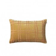 Chhatwal&Jonsson Tattersall kuddfodral Masala yellow/orange, 60x40 cm