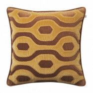 Chhatwal&Jonsson Varanasi kuddfodral 50x50 cm Cognac-masala yellow