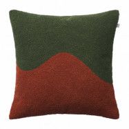 Chhatwal&Jonsson Yogi kuddfodral 50x50 cm Forest green-terracotta