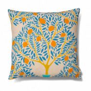 Classic Collection Lemon garden kuddfodral 50x50 cm Blå